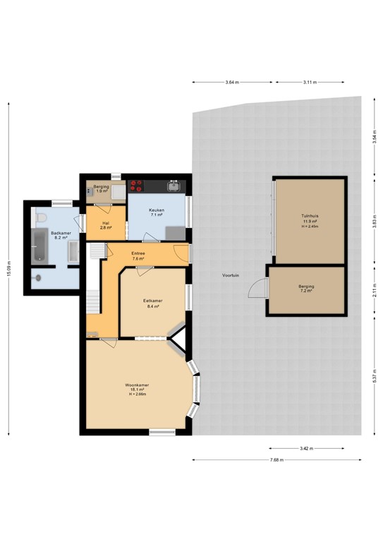 mediumsize floorplan